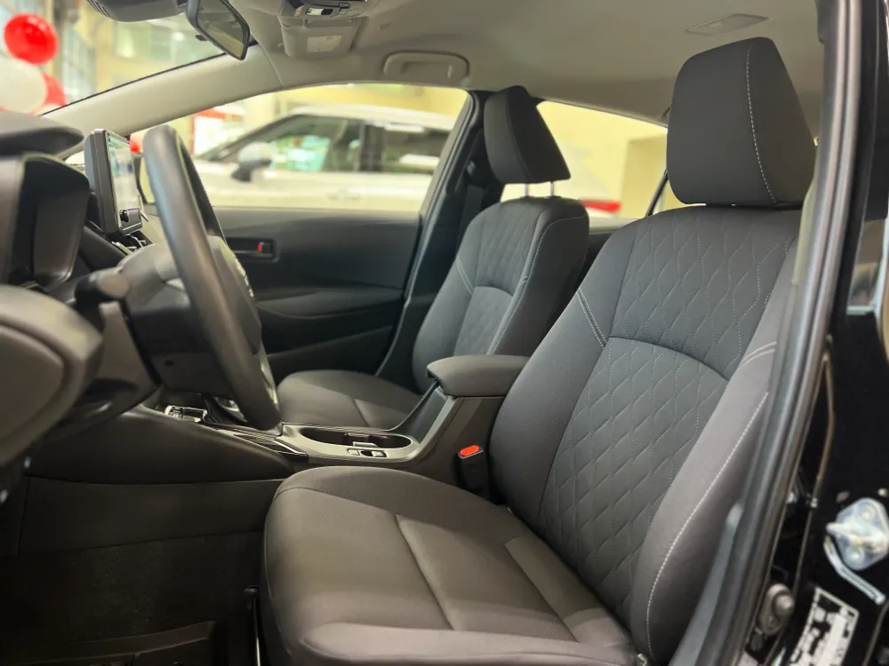 2023 toyota corolla hybrid le in black 11